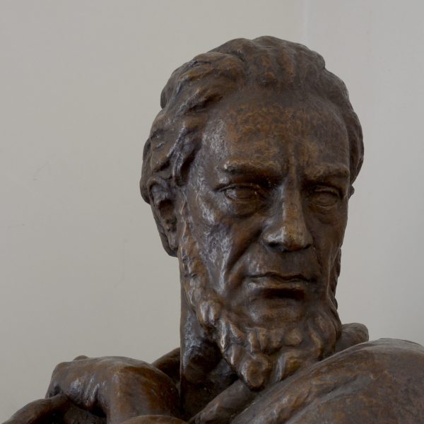 Тома Росандић, Аутопортрет, 1930, бронза, 65x70x40 цм br