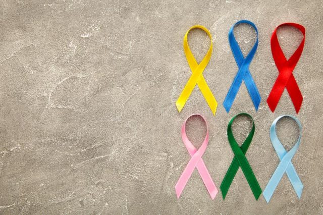 collection-awareness-ribbons-grey-world-cancer-day-collection-awareness-ribbons-grey-concrete-background-world-cancer-195987607