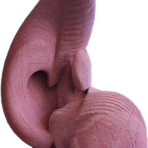 Соња Ћурин, Без назива, стиропор и боја за бетон, 220х110х75 цм, 2024.