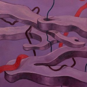 Пут благослова (2025), уље на платну 50х40 цм