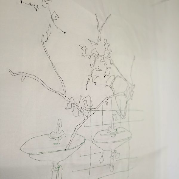 Марија Лабудовић Пантелић, Simbiosis, вез, 70x60 цм, 2023.